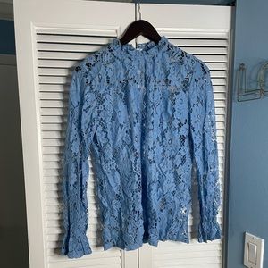 Lacy Blue Top